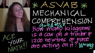 ASVAB MECHANICAL COMPREHENSION PRACTICE QUESTIONS  Jane Maciejewski [upl. by Marita]