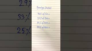 Percentage Question22  Arithmetic  Maths Shortcut [upl. by Allehc]