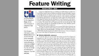 UIL Feature Writing 1 of 1 [upl. by Linden]