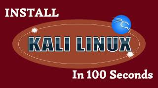 Install Kali Linux in 100 Seconds in Arabic [upl. by Egroej]