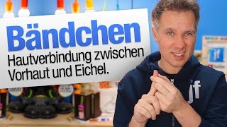 Vorhaut und Eichel unten verwachsen Bändchen  jungsfragende [upl. by Atimad941]