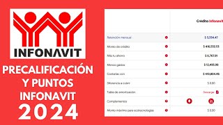 Cómo checar tus PUNTOS INFONAVIT y tu PRECALIFICACION 2024 en MI CUENTA INFONAVIT [upl. by Breech]