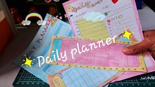 Daily planner✨✨✨diyusefulLearn with Nima [upl. by Yenhoj]