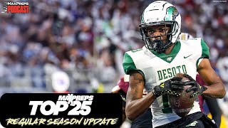 NEW MaxPreps Top 25 High School Football Rankings 🏈 2024 Season 📈 📉 MaxPreps Podcast Ep 7 🎙️ [upl. by Canale318]