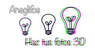 Tutorial para hacer fotos 3D con Photoshop Anaglifos para lentes magenta y verde [upl. by Aillij]