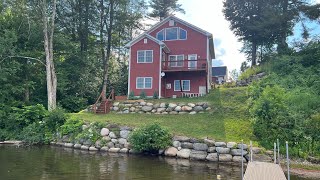 Waterfront Home on Lake Memphremagog For Sale  348 Billings Point Newport VT [upl. by Bak]