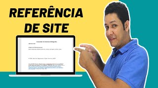 Referência de Site Referência Bibliográfica da Internet ABNT [upl. by Eras]