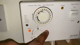 How to set up your boiler for Winter or Summer time Secure Economy 7 Quartz [upl. by Decca]