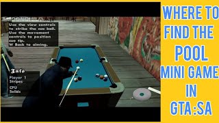 GTA San Andreas  Pool Table Locations [upl. by Hurlow]