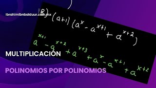 Multiplicación de polinomios por polinomios [upl. by Mutua]