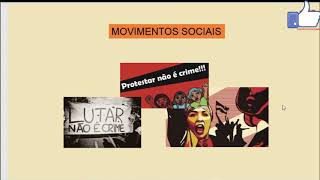 movimentos sociais urbanos  sociologia [upl. by Aicirt]