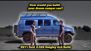 The Ultimate Van Build for Capability and Comfort 2011 Ford E350 Quigley 4x4 Conversion [upl. by Senilec908]