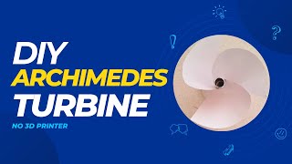 How to make an Archimedes turbine in home [upl. by Donaldson74]