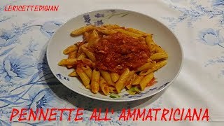 Pasta amatriciana originale LericettediGian 49 [upl. by Yrroc]