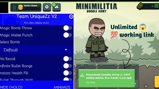 mini militia hack mod download link 2023  mini militia hack  how to hack mini militia on YouTube [upl. by Eelsnia16]