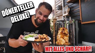 BESTER DÖNERTELLER mit ALLES und SCHARF Vom Dönergrill für 40 € 😱 [upl. by Marquez]