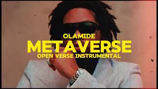 Olamide – Metaverse Open Verse Instrumental [upl. by Enegue]