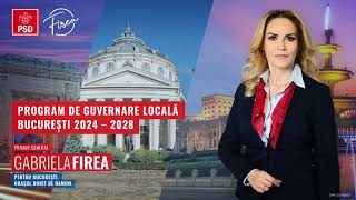 Gabriela Firea  Programul de guvernare locală 2024  2028 [upl. by Nailij]