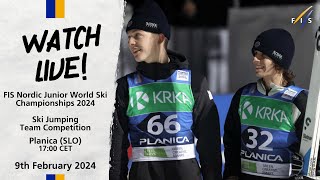 LIVE FIS Nordic JWSC 2024 Planica  Team Competition HS 102 1700 CET [upl. by Piers]