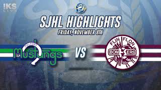 HIGHLIGHT Melfort Mustangs  Flin Flon Bombers Nov 8 2024 [upl. by Natam]