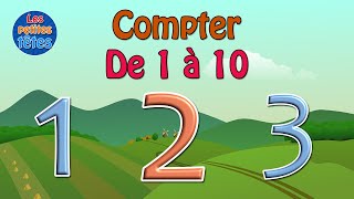 Apprendre à compter jusquà 10 en français  maternelle [upl. by Esyli]