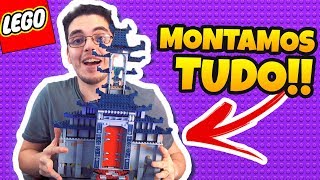 O MAIOR LEGO QUE JÁ MONTEI  Montando o Templo do Lord Garmadon de LEGO NINJAGO Parte 03 [upl. by Ynohtn]