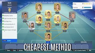 FIFA 19  QUADS SBC CHEAPEST METHOD [upl. by Enoed]