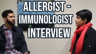 Allergy Immunology Doctor Interview  Day In The Life Allergist Immunologist Residency How To Etc [upl. by Edbert]