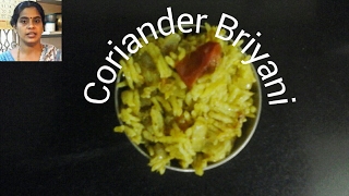 Coriander BriyaniKanagasundari Ravikumar [upl. by Parette]