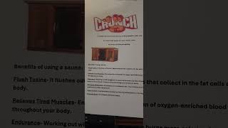 Sauna coming Soon To Crunch Fitness in West Babylon crunchfitness sauna crunch [upl. by Aseyt]