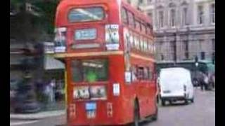 Routemaster Rte 9 Trafalgar Sq 28July2007 [upl. by Takeo593]