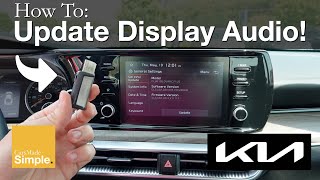 How To Update Kia Display Audio Software  2022 Update [upl. by Linc]