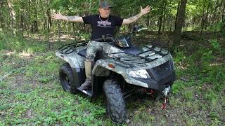 Find Out Why Pigman Runs The TRACKER 450 ATV [upl. by Giess976]