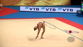 SOLDATOVA Aleksandra RUS  2018 Rhythmic Worlds Sofia BUL  Qualifications Hoop [upl. by Hpseoj]