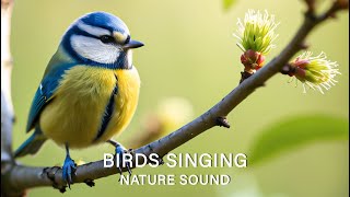 Birds Singing  The Sound Of Birds Chirping  Melodic Piano Music Helps Relieve Stress spa [upl. by Rabelais]