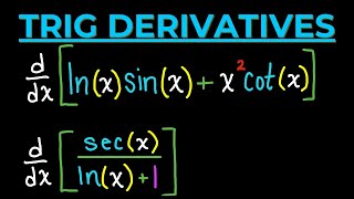 Tricks for Trigonometric Derivatives  2 Essential Practice Problems [upl. by Epuladaugairam]