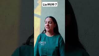 You can see how many times lie comedy funny trending viralvideo youtubeshorts shorts [upl. by Aelrac695]