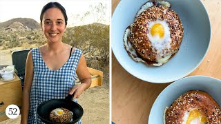 The Easiest Breakfast Bagel  In The Kitchen With [upl. by Blossom]