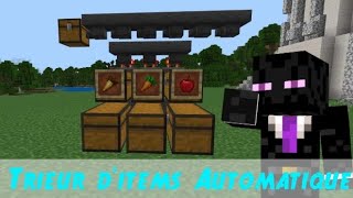 Tuto TRIEUR DITEMS AUTOMATIQUE Minecraft Bedrock amp Java [upl. by Enicar87]