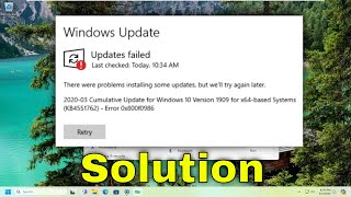 How to Fix 0xe0000003 Windows Update Error Guide [upl. by Vassili863]