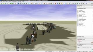 Pedestrian Simulation Visualisation HD [upl. by Gael]