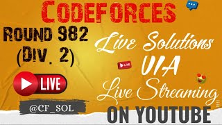 Codeforces Round 982 Div 2  Live Solutions By CFSOL [upl. by Ardnik]