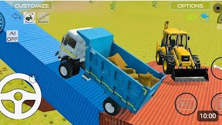 Driving 4x4 Dumper and Jcb 🔥 New Update Gamingvideo 😲 [upl. by Eylk]