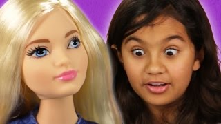 Kids Review The New Barbie Bodies [upl. by Ellecram]