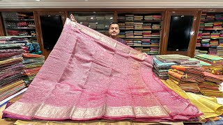 Chickpet wholesale Just Arrived Budget Friendly Sarees in New DesignsSingle saree courier available [upl. by Anaujait]