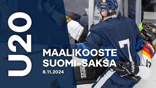 U20 Haastajat Saksaa vahvempi – Tässä kaikki kuusi maalia [upl. by Mandeville522]