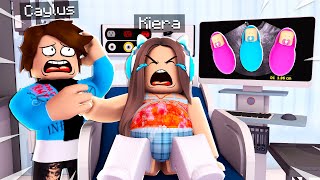 She Got PREGNANT In ROBLOX Brookhaven RP [upl. by Aillil]