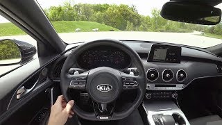 2018 Kia Stinger GT RWD  POV First Impressions Binaural Audio [upl. by Creamer]