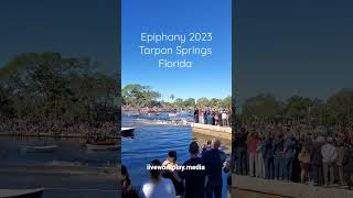 Epiphany 2023  Tarpon Springs Florida Congratulations George Stamas [upl. by Sucramed]