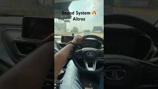 Tata Altroz Sound System  Best In Segment altroz [upl. by Nickolaus]